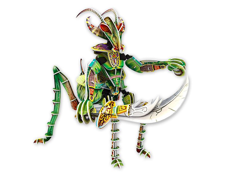 Mantis Soldier 3D Puzzle