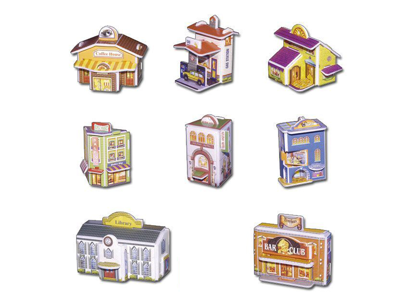 Mini House (8 Styles)3D Puzzle