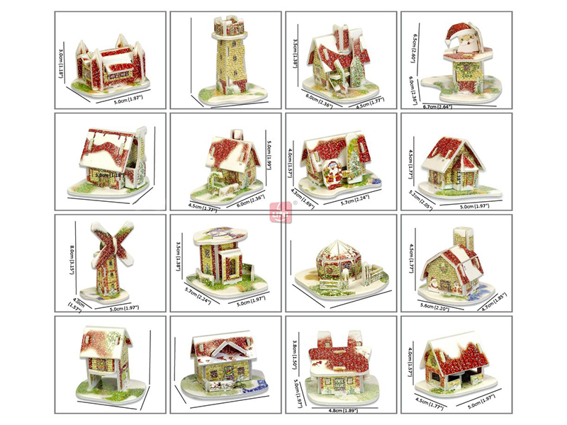 Mini House(16 Styles)3D Puzzle