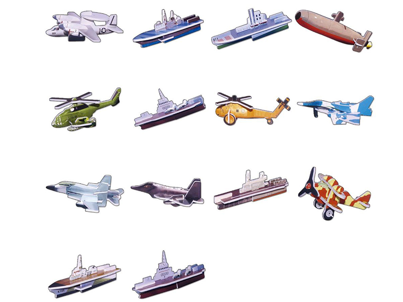 Mini Plane & Ship 3D Puzzle