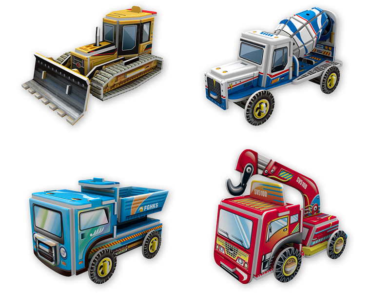 Engineering Vehicle 3D Puzzle