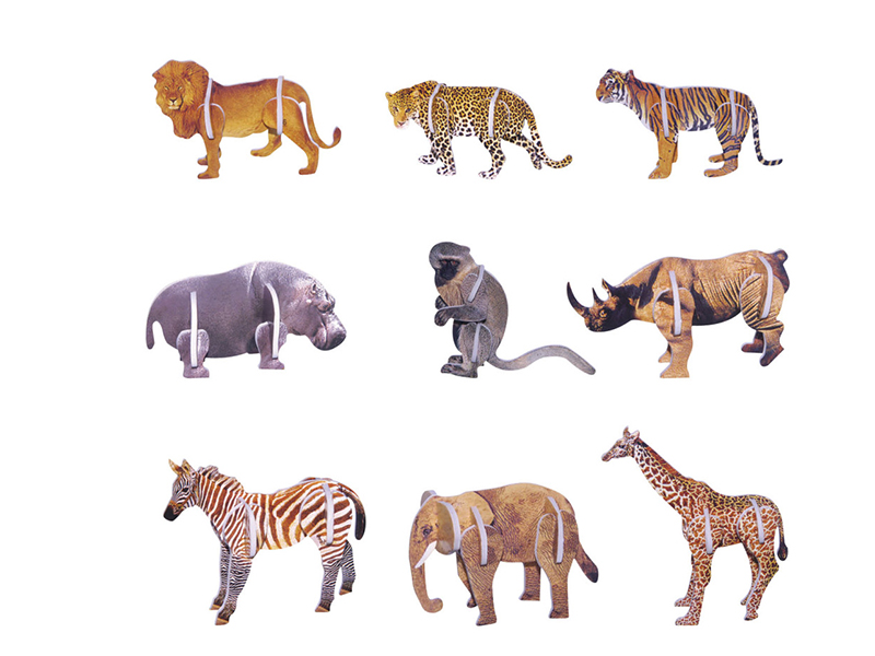 Animals  (9 Styles)3D Puzzle