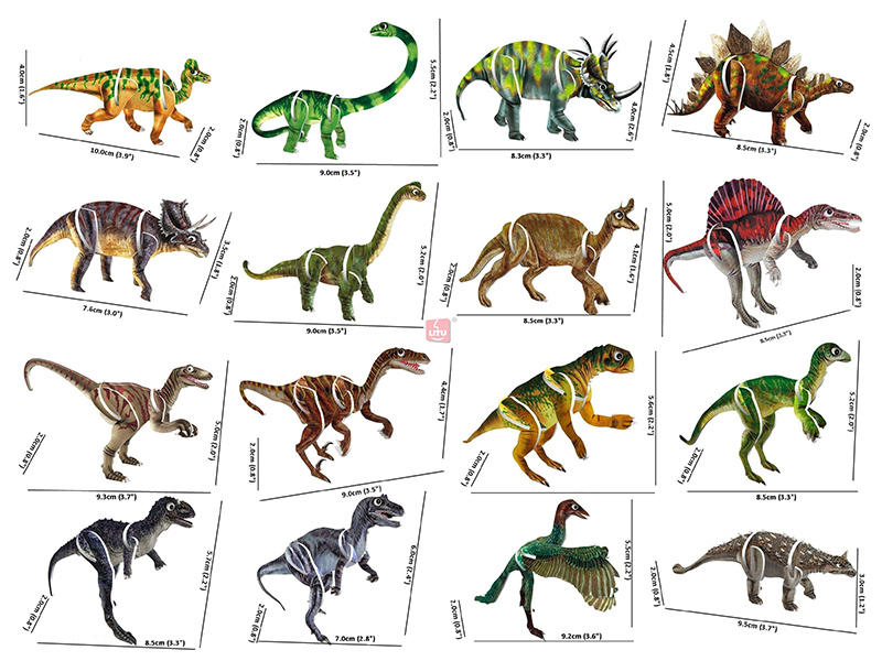 Dinosaur(16 Styles)3D Puzzle
