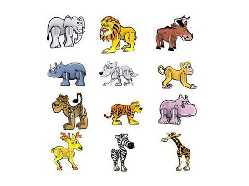 Mini Animals 3D Puzzle