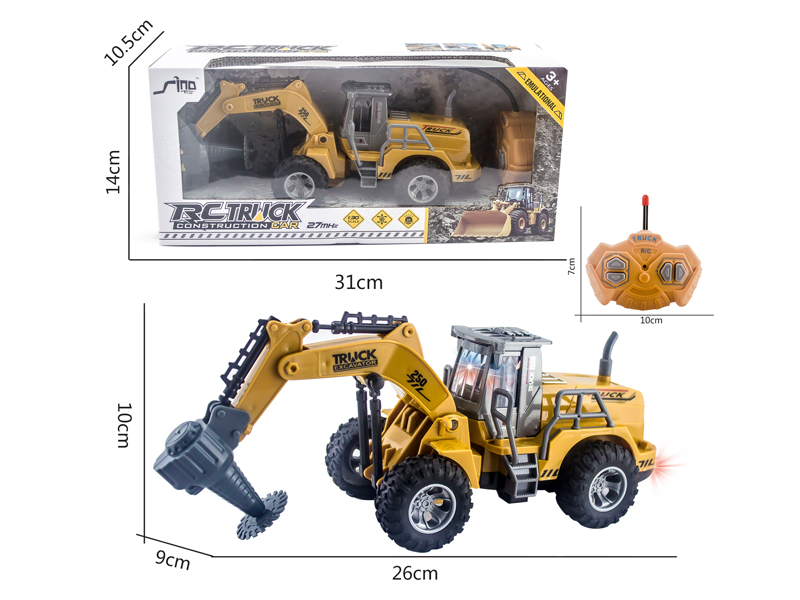 1:30 4CH R/C High Arm Cutting Engineering Vehicle With Light