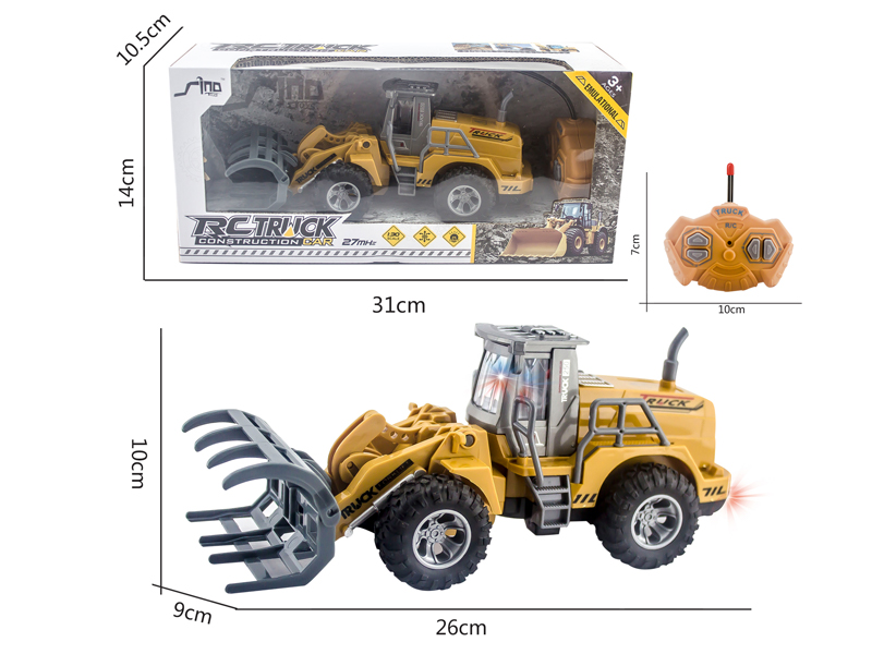 1:30 4CH R/C Flat Arm Transport Engineering Vehicle With Light