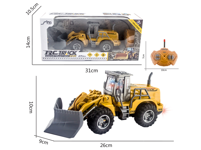 1:30 4CH R/C Flat Arm Open Circuit Engineering Vehicle With Light