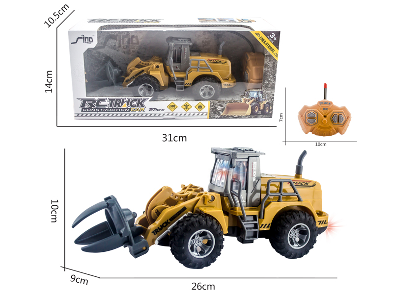 1:30 4CH R/C Flat Arm Split Engineering Vehicle With Light