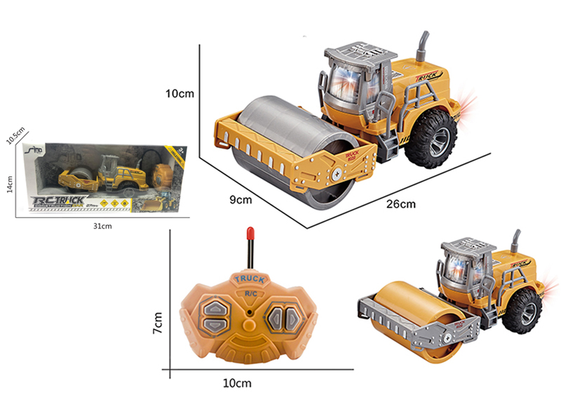 1:30 4CH R/C Flat Arm Roller Construction Vehicle With Light