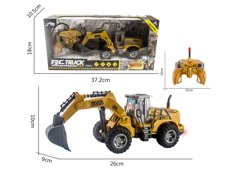 1:30 5CH R/C High Arm Excavation Engineering Vehicle With Light