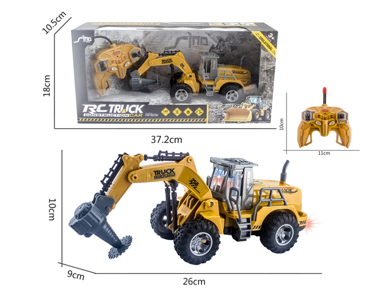 1:30 5CH R/C High Arm Cutting Engineering Vehicle With Light