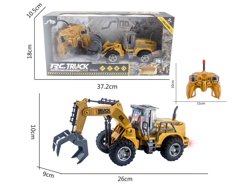 1:30 5CH R/C High Arm Gripping Engineering Vehicle With Light