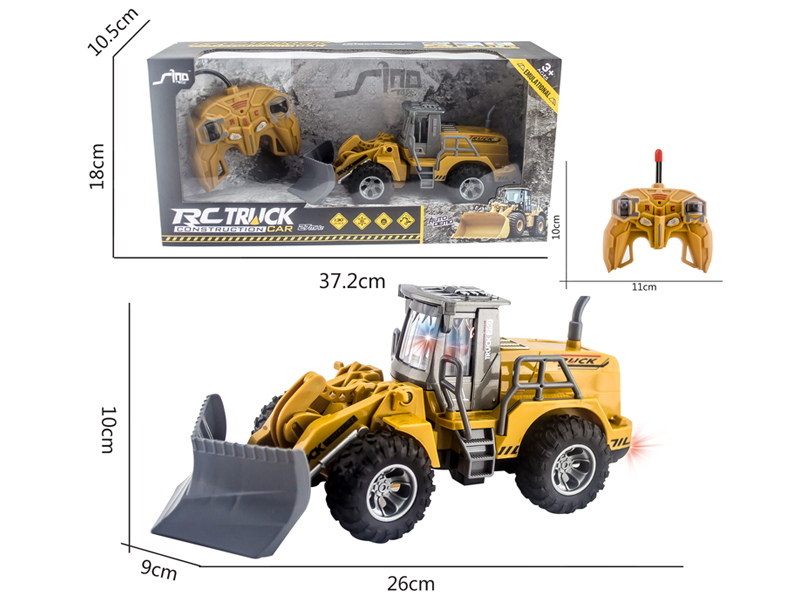 1:30 5CH R/C Flat Arm Open Circuit Engineering Vehicle With Light