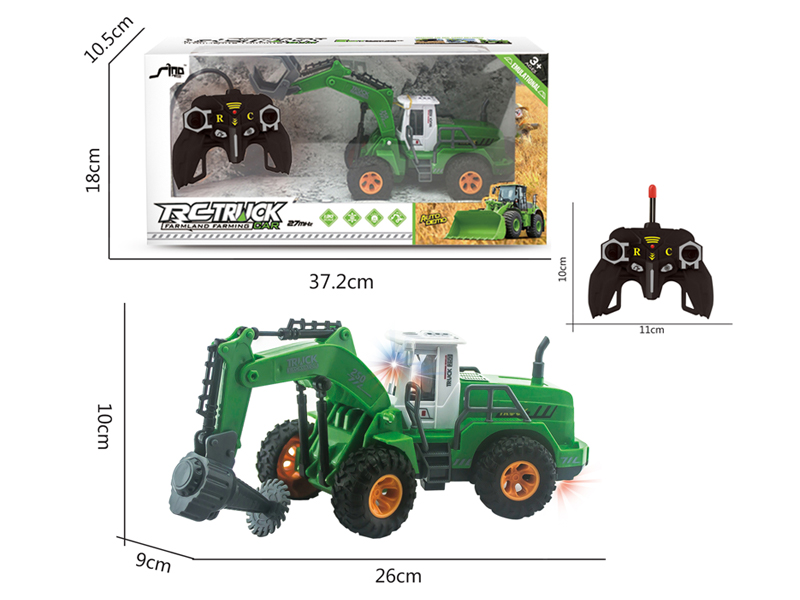 1:30 5CH R/C High Arm Cutting Farmer'S Vehicle With Light