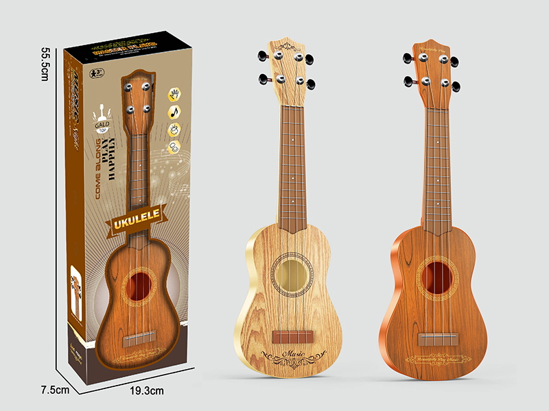 Real String Wood Grain Ukulele Guitar