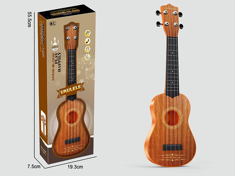Real String Wood Grain Ukulele Guitar