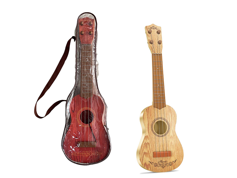 Simulated Wood Grain Guitar