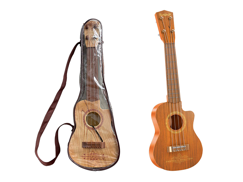 Simulated Wood Grain Guitar