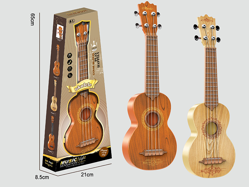 Real String Wood Grain Ukulele Guitar