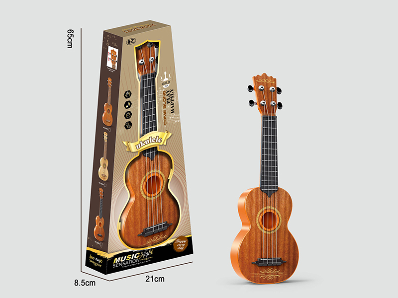 Real String Wood Grain Ukulele Guitar