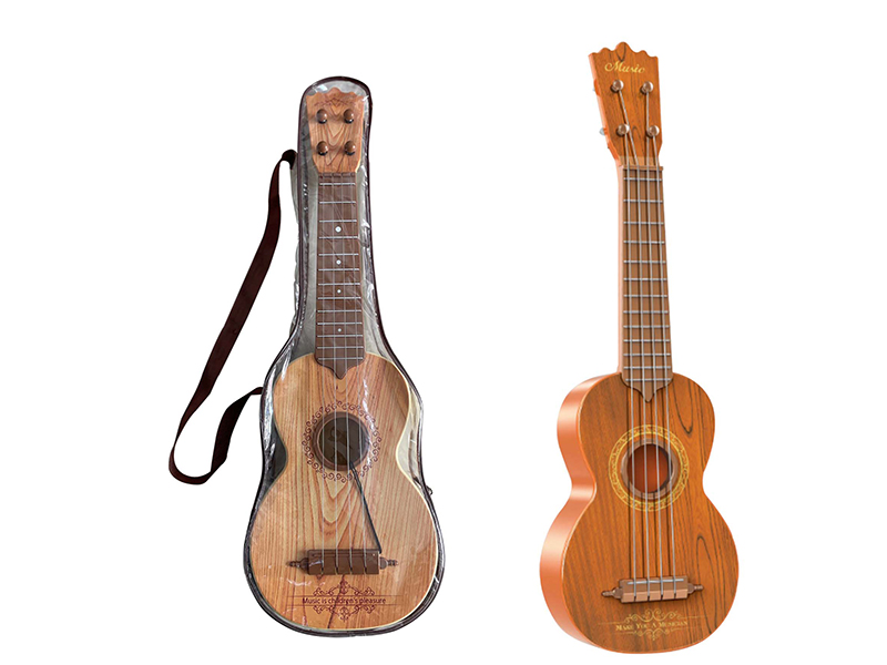 Simulated Wood Grain Guitar