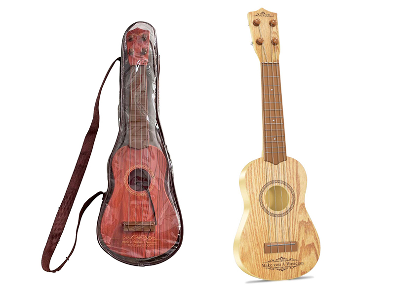 Simulated Wood Grain Guitar