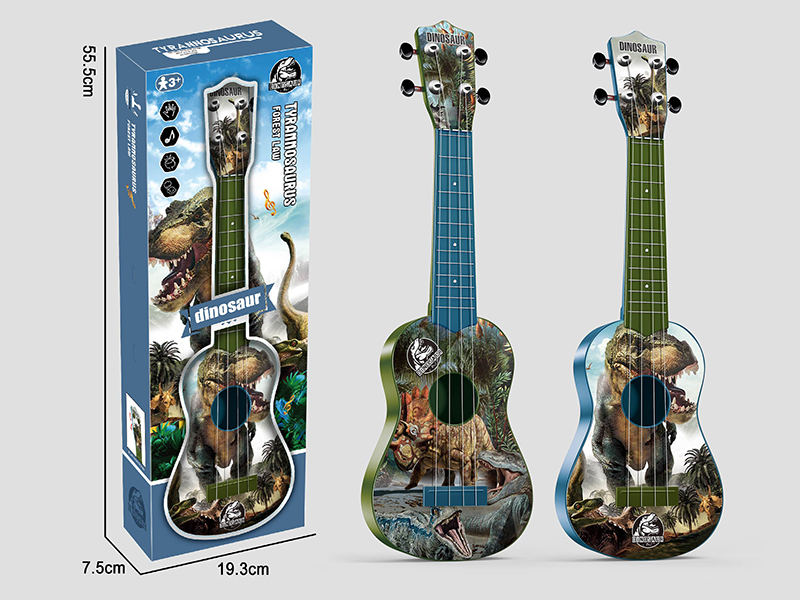 Real String Dinosaur Pattern Ukulele Guitar