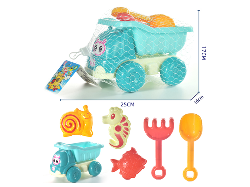 6PCS Beach Car Toy