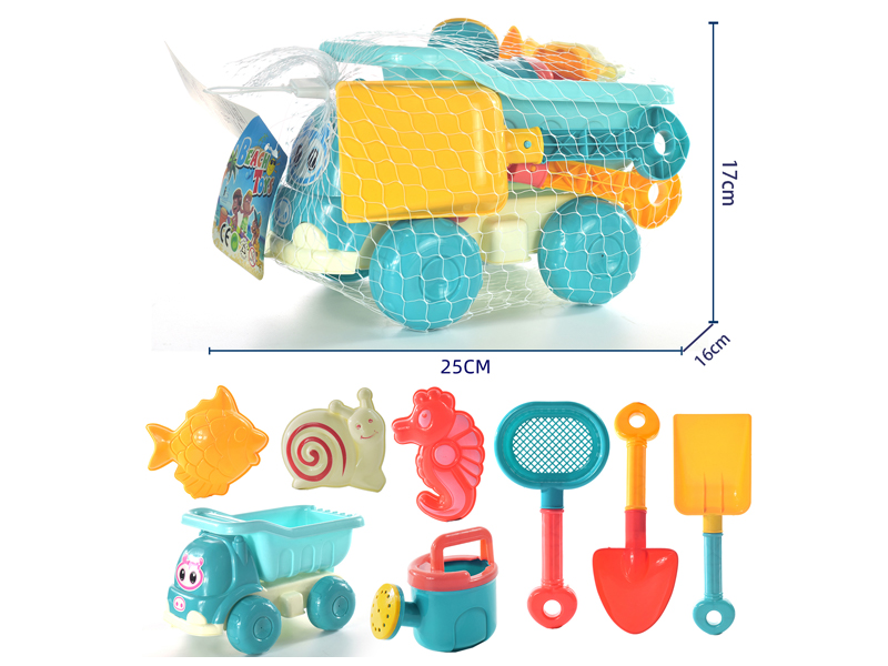 8PCS Beach Car Toy