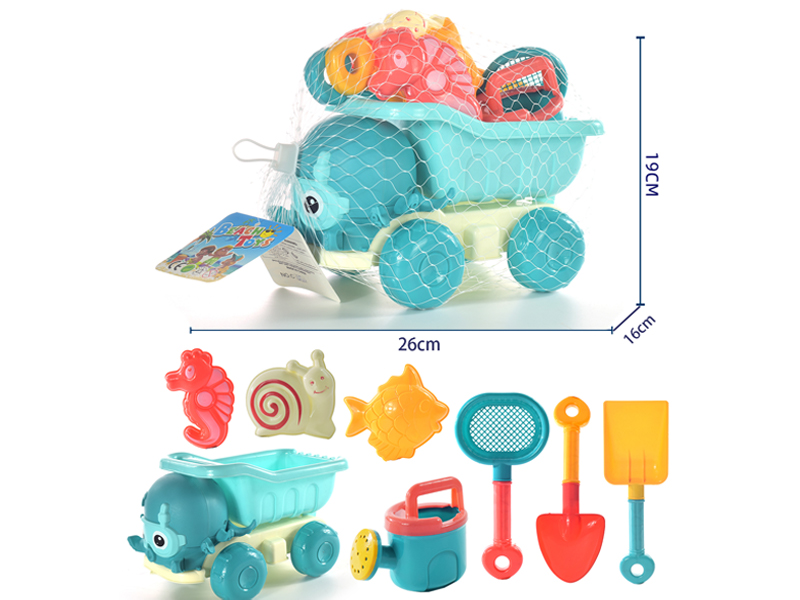 8PCS Beach Octopus Car Toy