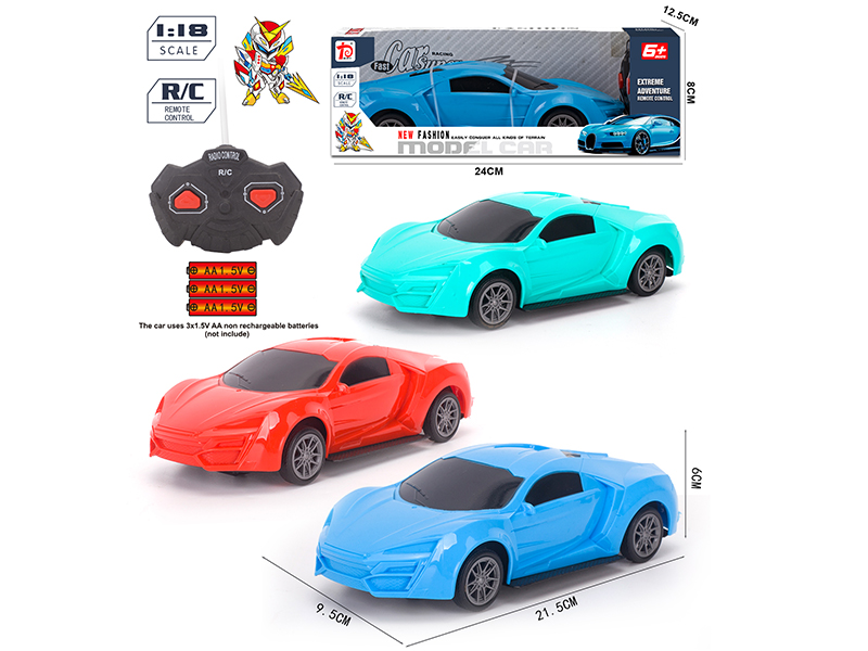 1:18  Lyken 2-Channel Remote Control Car