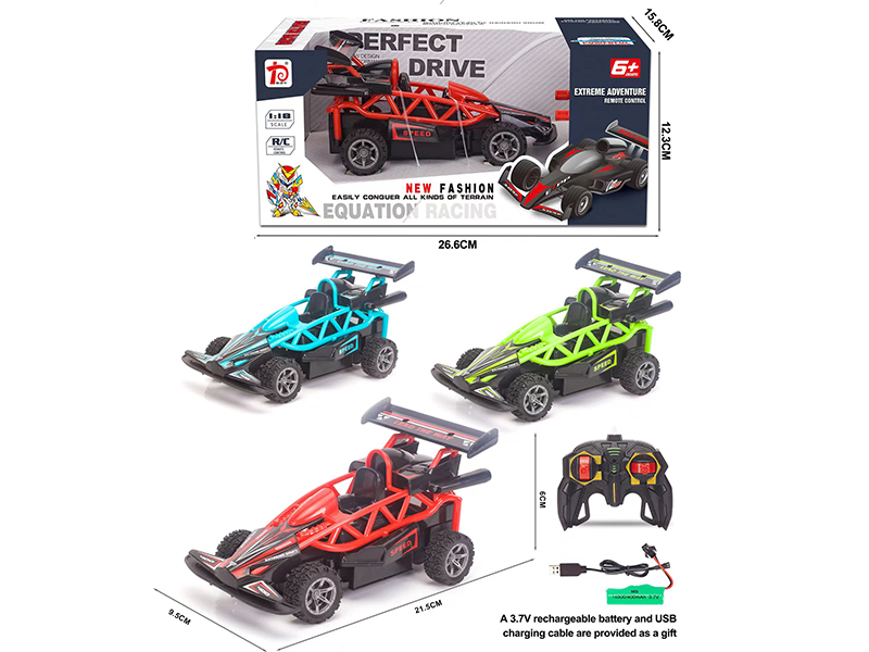 4-Channel Remote Control Equation Racing Car