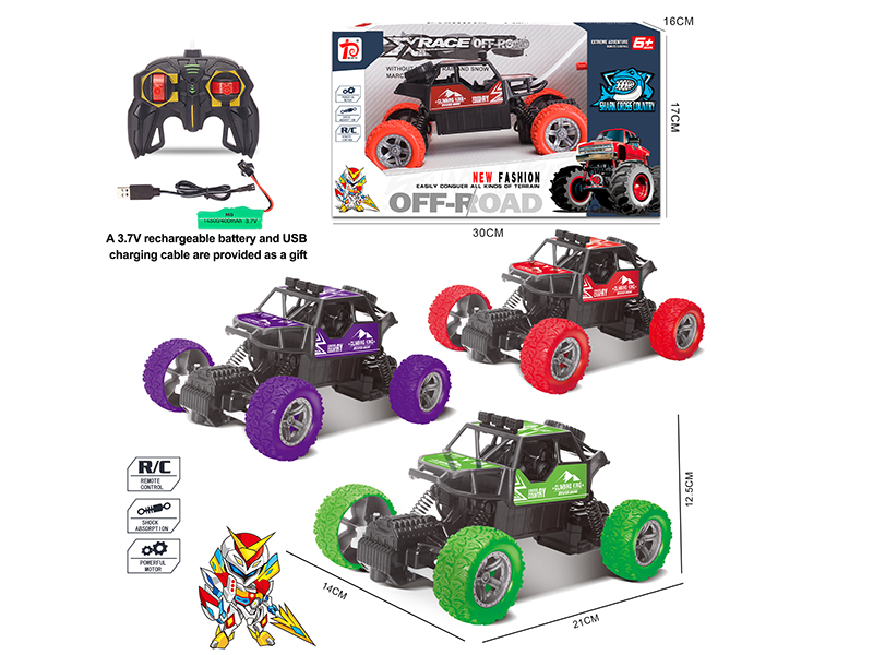 4-Channel Remote Control Climbing Car