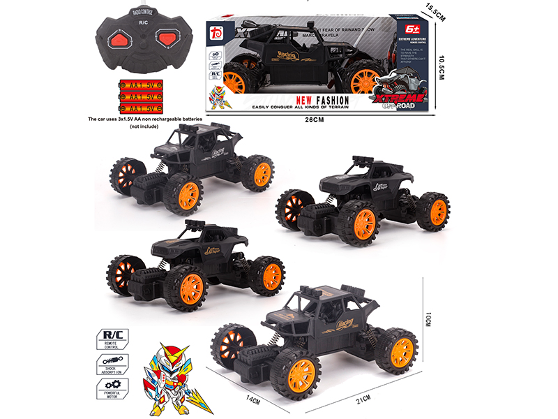 2-Channel Remote Control Off-Road Climbing Car