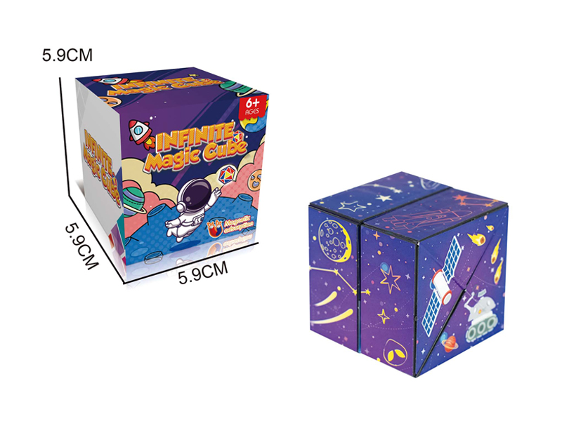 Infinite Alien Geometry Magic Cube Toy