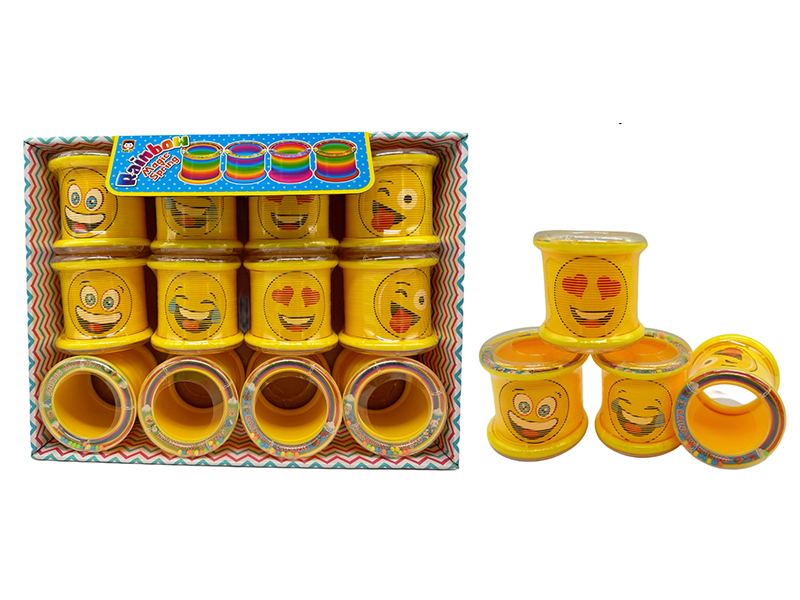 12PCS Expression And Bracelet Rainbow Circle