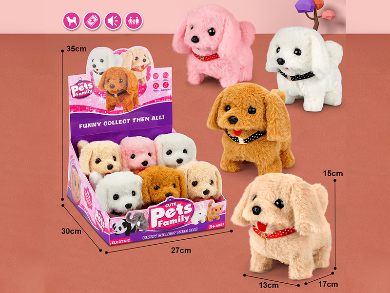 Electric Plush Pet Dog 6pcs