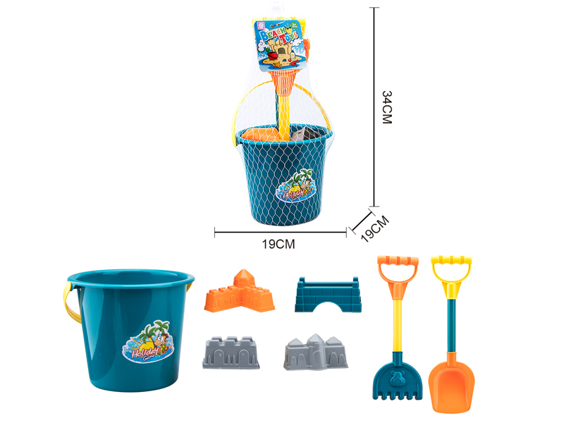7PCS Beach Ice Bucket Set