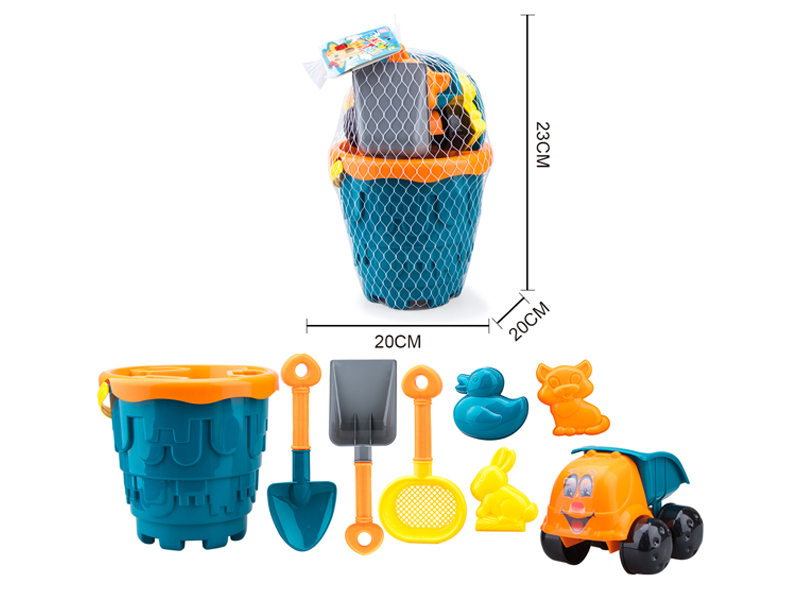 9PCS Beach Castle Bucket Set Set