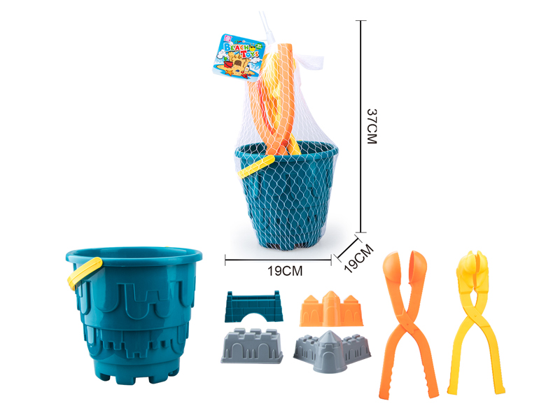 7PCS Beach Castle Bucket Set Set