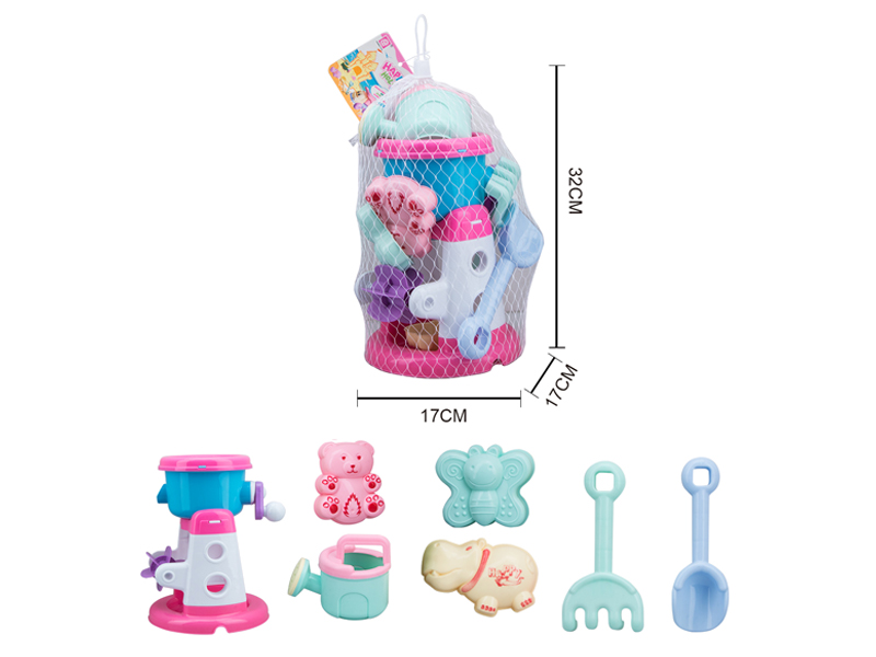 7PCS Beach Hourglass Set