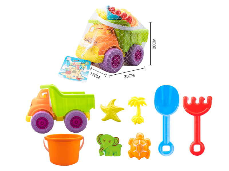 8PCS Beach Car Toys