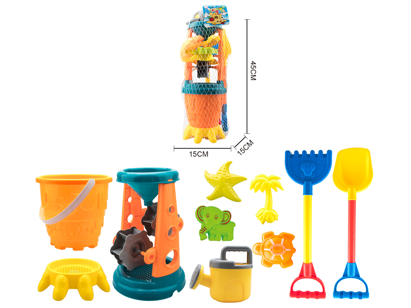 10PCS Beach Bucket Toys