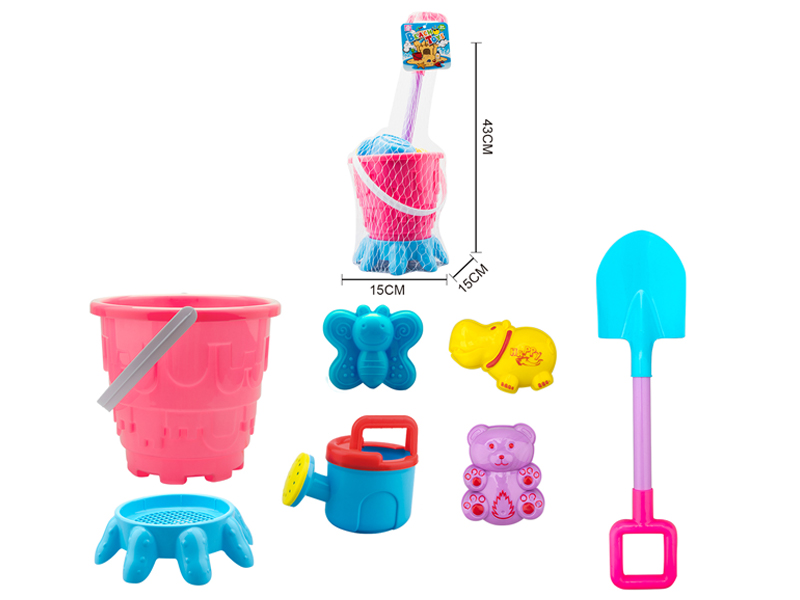 15PCS Beach Bucket Toys