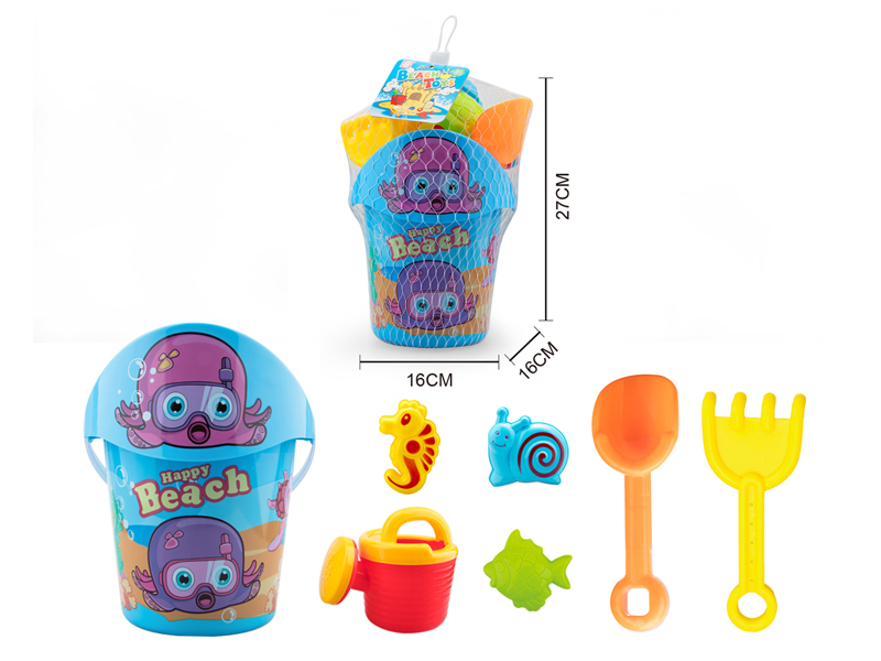 8PCS Beach Bucket Toys