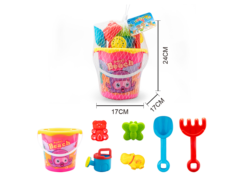 8PCS Beach Bucket Toys