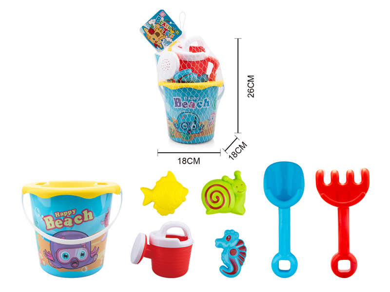 8PCS Beach Bucket Toys
