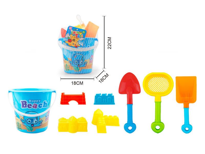 8PCS Beach Bucket Toys