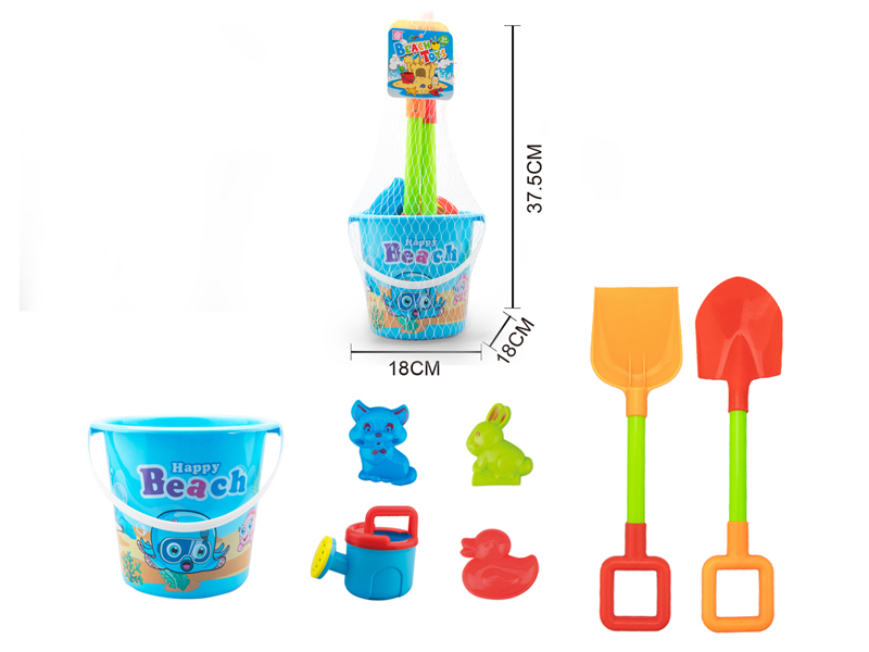 7PCS Beach Bucket Toys