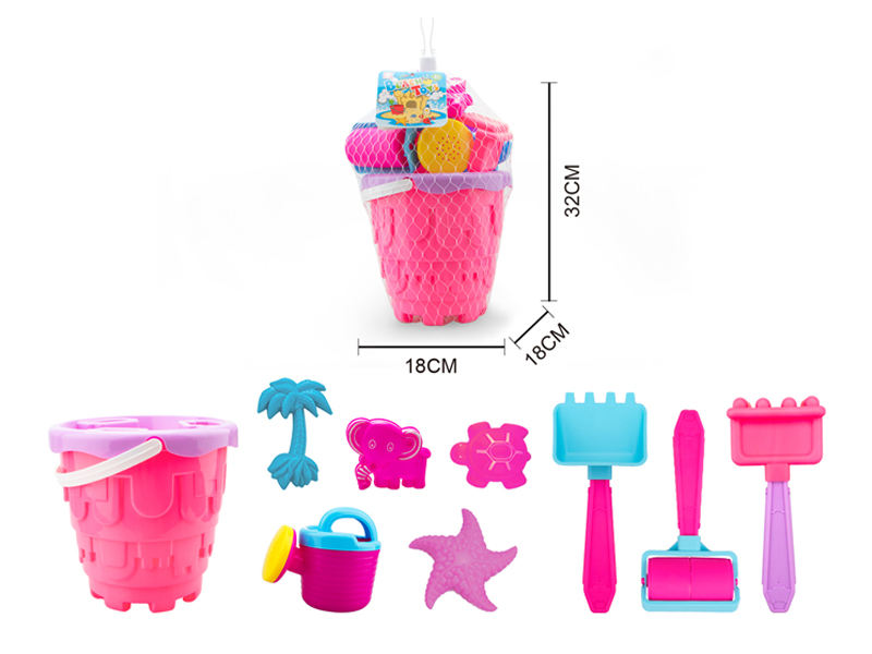 10PCS Beach Bucket Toys